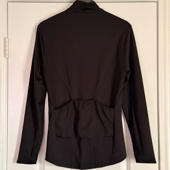 Men's Black Quarter-Zip Sweater - Picture 2 of 2